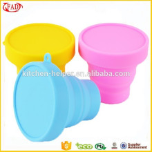 Hot Selling Travel Essential Food Grade Silicone Collapsible Cup